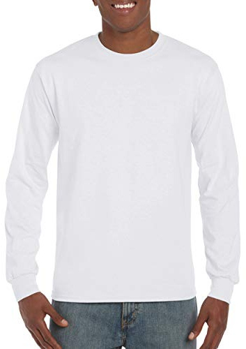 Gildan. White. L. H400. 00191675089756