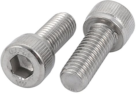 Sourcingmap M8 x 20 mm 304 acciaio INOX mano sinistra filettatura vite a brugola bullone pezzi