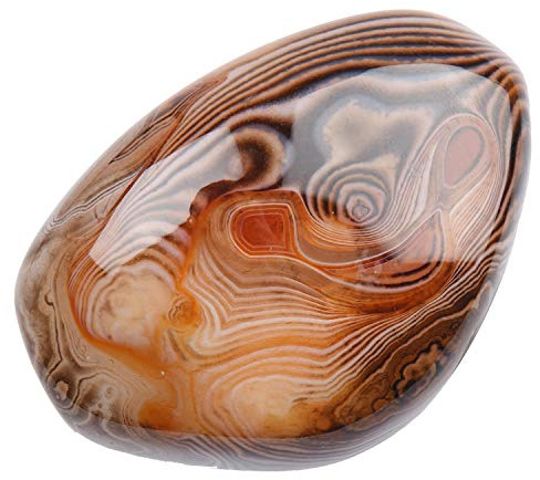 June&Ann Piedras de palma de ágata natural con bandas, tamaño grande, aproximadamente 150 g de peso, terapia de piedras preciosas curativas preocupación piedras de cristal para meditación y chakras,