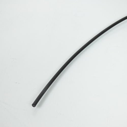 Gaine Noire Petite Compatible avec câble gaz/Starter Ø5x1m Fils d'acier + Insert Nylon Moto
