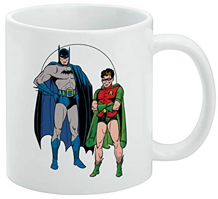 Mug Batman et Robin Blanc