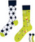 TODO Colours Lustige Socken mit Motiv - Mehrfarbige, Bunte, Verrückte für Herren und Damen (35-38, Fußball Zeit)