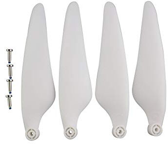 KINGDUO Hélice 4Pcs para Hubsan Zino H117S RC Quadcopter-Blanco