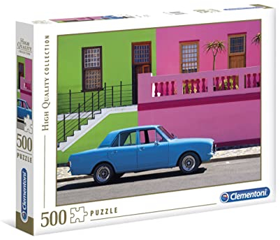 Clementoni 35076 Das Blaue Auto – Puzzle 500 Teile, Geschicklichkeitsspiel für die Familie, farbenfrohes Legespiel, Erwachsenenpuzzle ab 10 Jahren