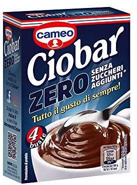 Cameo Ciobar Zero Lot de 4 chocolats résistants au chocolat chaud 19 g