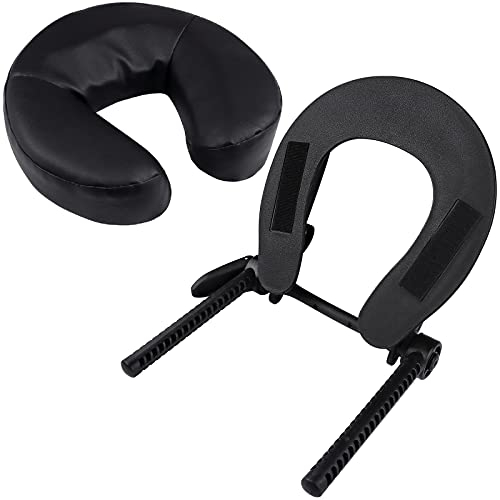 EBANKU Massage Gesicht Wiege Massage Tisch Kopfstütze Kissen, Standard Universal verstellbare Kopfstütze Wiege mit Kissen für Massagetische