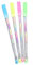 TOSSPER 4 Stücke Regenbogen Farbe Gel Stift 6 in 1 Farbstifte DIY Album Foto Dekoration Highlighter Marker Stift Bürobedarf