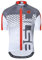 Herren-Fahrradtrikot, kurzärmelig, Weiss/opulenter Garten, L