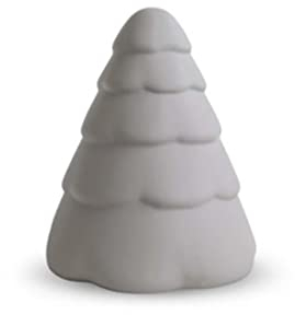 Cooee Design Snowy 20cm Sand, Keramik, Weihnachtsbaum, Tanne, Weihnachtsdekoration