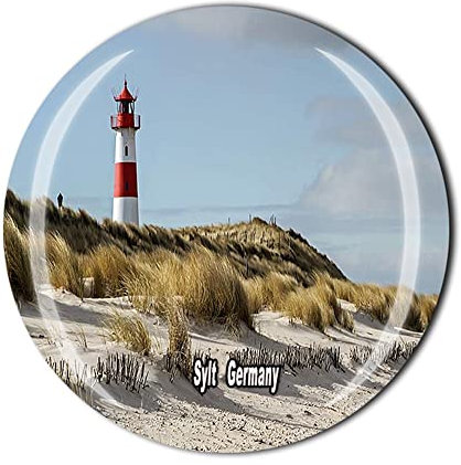 Sylt Germany Kühlschrankmagnet Touristen Souvenir Geschenkkollektion Kühlschrank 3D Kristall Magnet Aufkleber