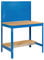 Werkbank Buffalo mit Werkzeugwand | HxBxT 84x90x61cm | Traglast 400kg | Blau