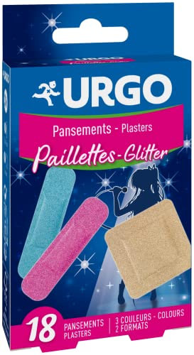 Urgo - Brillantina - ¡Brilla para olvidarte de tus heridas! - 18 apósitos