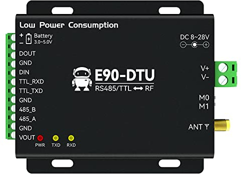 EBYTE 433 MHz Lora Wireless RS485 TTL auf RF Digitalübertragung, Radio Modbus Slave Polling E90-DTU (400SL30L) Low Power 30 dbm 10 km Watchdog Wake Up