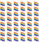 24/36/48 Stück Gay Pride Regenbogen Brosche Pins LGBT Knöpfe Pins Herz Pins Emaille Brosche für Männer Frauen Kleidung Taschen Pin Dekorationen, Metall, Metall