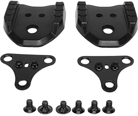 Fahrradpedaladapter, Doppelte Bügel-Fahrrad-Adapter, Metall Fahrrad-Pedal-Adapter-Kompatibilitäts-Metallfahrrad-Zusätze mit Schrauben für Rennrad