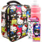 Hello Kitty Juego de lonchera para ni as, paquete con bolsa de almuerzo Hello Kitty m s botella de agua, calcoman as, m s | Hello Kitty and Friends Lunch Box