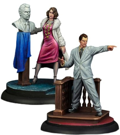Knight Models - Batman Miniature Game: Harvey Dent & Gilda