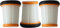 Daaxing Filtros lavables para aspiradora Shark WV200EU / WV251EU, accesorios de repuesto para aspiradora inalámbrica de mano, filtros lavables y reutilizables (3 unidades)