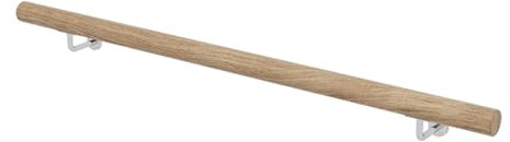 Wooden Handrail for Stairs Indoor Wood Banister Rail for Stairs Staircase Handrail Safety Wall Mounted Stairs Handrail Non-Slip Stair Railing for Elderly Stairway Support Rods (50CM)