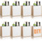 YAYODS 8 Stück Jutetasche Shopper - 26x14x27CM Jute Tote Bag für Rentner Geschenk Frau, Personalisierte Jute Tasche zum Plotten - Wiederverwendbare Jute-Geschenktaschen mit Griffen für DIY, Hochzeit