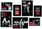 Hyggelig Home Premium Poster Set - 7 Bodybuilding Bilder für Gym Motivation Mindset Home Training- Set Fitness - mit Rahmen schwarz