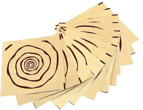 OKUMEYR -Bonbonpapier für Bankettpartys 100 Stück Backpapier für Schokolade Süßigkeiten Kekse geruchlos sicher