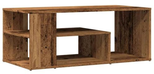 vidaXL Couchtisch Altholz-Optik 100x50x40 cm Holzwerkstoff, Beistelltisch, Wohnzimmertisch, Akzenttisch, Sofatisch, Kaffeetisch, Beistelltisch