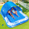 Inflatable Tanning Pool Lounger with Canopy,81x 60 Large Tanning Floats for Adults,2025 Butterfly Pool Lounger Float,Blow Up Tanning Water Bed with Cup&Phone Holder,Adults Tanning Pools for Backyard