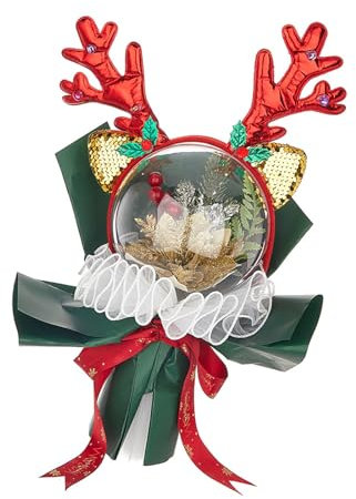 Natale a tema trasparente palloncino bouquet casa e uffici decorazione per festival accessori eleganti vacanze