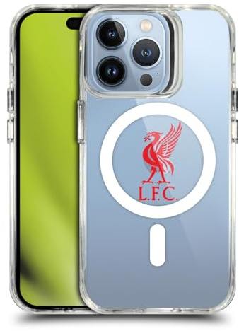 Head Case Designs Officially Licensed Liverpool Football Club Liverbird Logo Icon Shockproof Bumper Case [Military Grade Protection] Compatible with Apple iPhone 13 Pro and Compatible with MagSafe