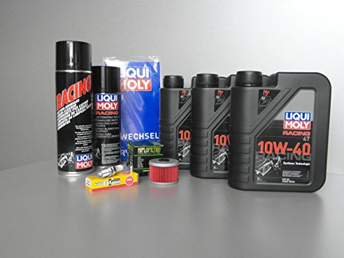 Dinli Wartungs - Set Quad 450 für Inspektion mit Oelfilter, Öl und Zündkerze