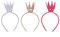 YeahiBaby YeahiBaby Prinzessin Krone Stirnband Glitzer Haarschleife Baby Geburtstag Party Tiara 3er Pack
