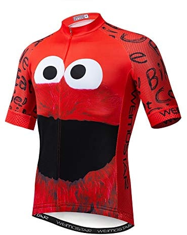 Shenshan Herren-Radtrikot-Shirt, Kurzarm-Fahrradtrikot-Reitoberteile MTB-Radsportbekleidung im Freien