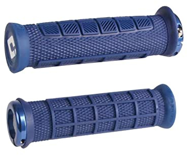 ODI Unisex – Erwachsene Elite Pro Griffe, Navy blau, 130mm
