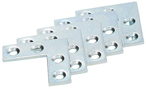 KOTARBAU® 25er Set Eckwinkel 30 x 30 x 10 x 1,5 mm Winkelverbinder Eckhalterung Flachwinkel L-Form Möbelwinkel zum Verstärken von Fenstern Türen Holzkonstruktionen