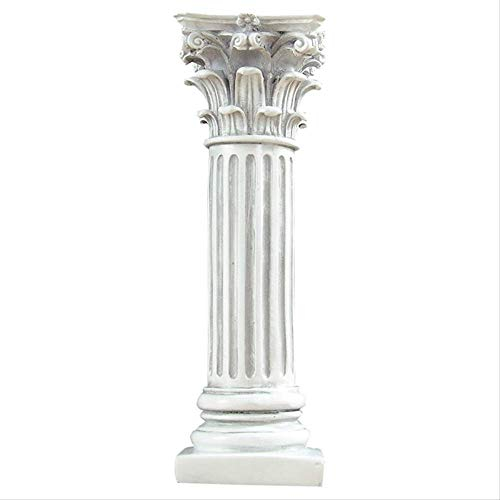 LISAQ Retro Ancient Rome Kreative Architekturdekoration Home Furnishing Column Gebäude Modell Statue Figur Home Decoration