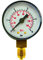Manometer 0-10 bar senkrecht Ø 40 50 63 mm | 1/4 Zoll und 1/8 Zoll Gewinde | Druckluft Glycerinmanometer Rohrfedermanometer Ausführung einfach auswählen >>> Ø 40mm | G 1/8 Zoll