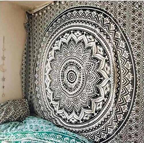 Mandala estry Iestry Bohemian estry Wand estry Wandbehang Pared Wandbehang Gold Bettwäsche MJ093-7,150cmX150cm,China