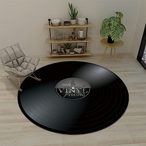 Z·Bling Tapis de Batterie électronique Non Glissants,160cm Tapis Batterie Tapis De Tambour Tapis Insonorisé,pour Kits De Batterie électronique Grosse Caisse Caisse Claire Et Autres Jeux De Bases,Rond