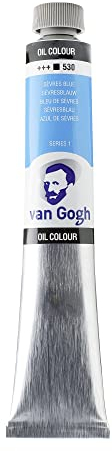 Van Gogh Ölfarbe - Sèvresblau 530-60 ml Tube - Hohe Pigmentierung - Ausgezeichnete Abtönstärke - Serie 1 - Lichtechtheit +++