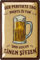 LANOLU Blechschilder retro - Bier Bar Deko - DER PERFEKTE TAG - NICHTS ZU TUN UND LEICHT EINEN SITZEN - Metallschilder mit Spruch für Partyraum, Küche - Cocktail Schild als Geschenk 20x30cm