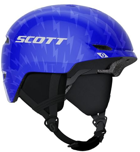 Scott Junior Keeper 2 Helmet Blau - Vielseitiger klassischer Kinder Ski- und Snowboardhelm, Größe S - Farbe Royal Blue