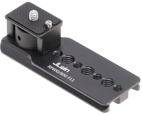 Hersmay Lens Clamp Tripod Mount Ring Base Plate for Canon RF 600 mm F11 is STM and RF 800 mm F11 is STM, Lens Mount with Arca Fit Quick Release Plate Dovetail Groove