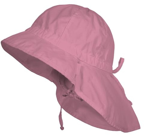 maximo GOTS Mini Girl-Flapper Nackenschutz, Bindeband, Waschoptik Made in Germany 55 Foxglove