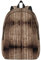 NEZIH Holz Korn Druck Leinwand Rucksack Stil Outdoor-Koffer lässig Tageskoffer Stoff Reißverschluss Rucksack, schwarzes, S