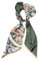GIMIRO Satin Seidenschal 148 x 13,5 cm Krawatte Double Layer Bund für Blazer, Mantel, Kleid (38# Clock Green)