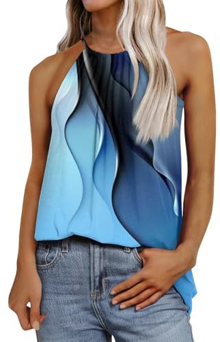 RMBLYfeiye Temu Shop Kleidung Damen Oversize Shirt Damen Shirt Damen Elegant Opus Shirt Damen Top Rosa Top Lang Damen Top Lang Top Grün Damen Top Gelb Damen Top Gelb Longshirt (Blau, XL)