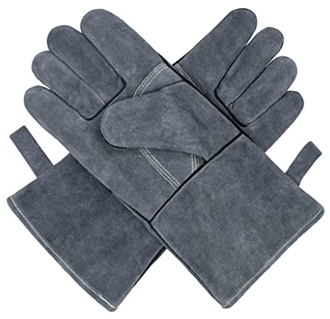 GAOINTELL Schweißhandschuhe Aus Leder Bieten Sicherheit Und Schutz Für Schweißer Bei Schweißarbeiten Zu Hause. Wärmeisolierende Handschuhe Für Männer