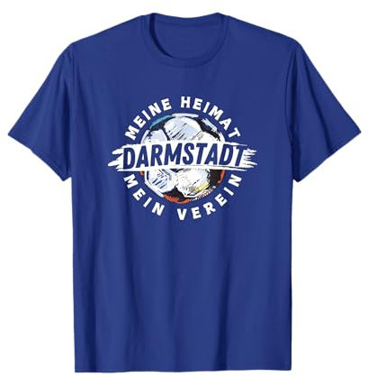 Darmstadt Aufstieg Fußball Lilien Fan 98 Hessen blau weiss T-Shirt