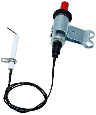 Accensione automatica a gas Alto BTU Accessori for torce for erbacce Parti di ricambio Accenditore piezoelettrico a pulsante con morsetti di fissaggio e scintilla